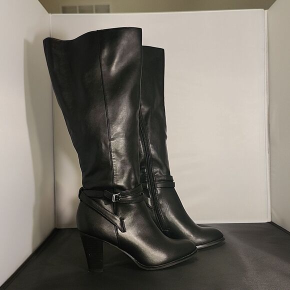 GIANI B BERNINI MEMORY FOAM LONG OVER THE KNEE LENGTH BOOTS - Picture 4 of 16